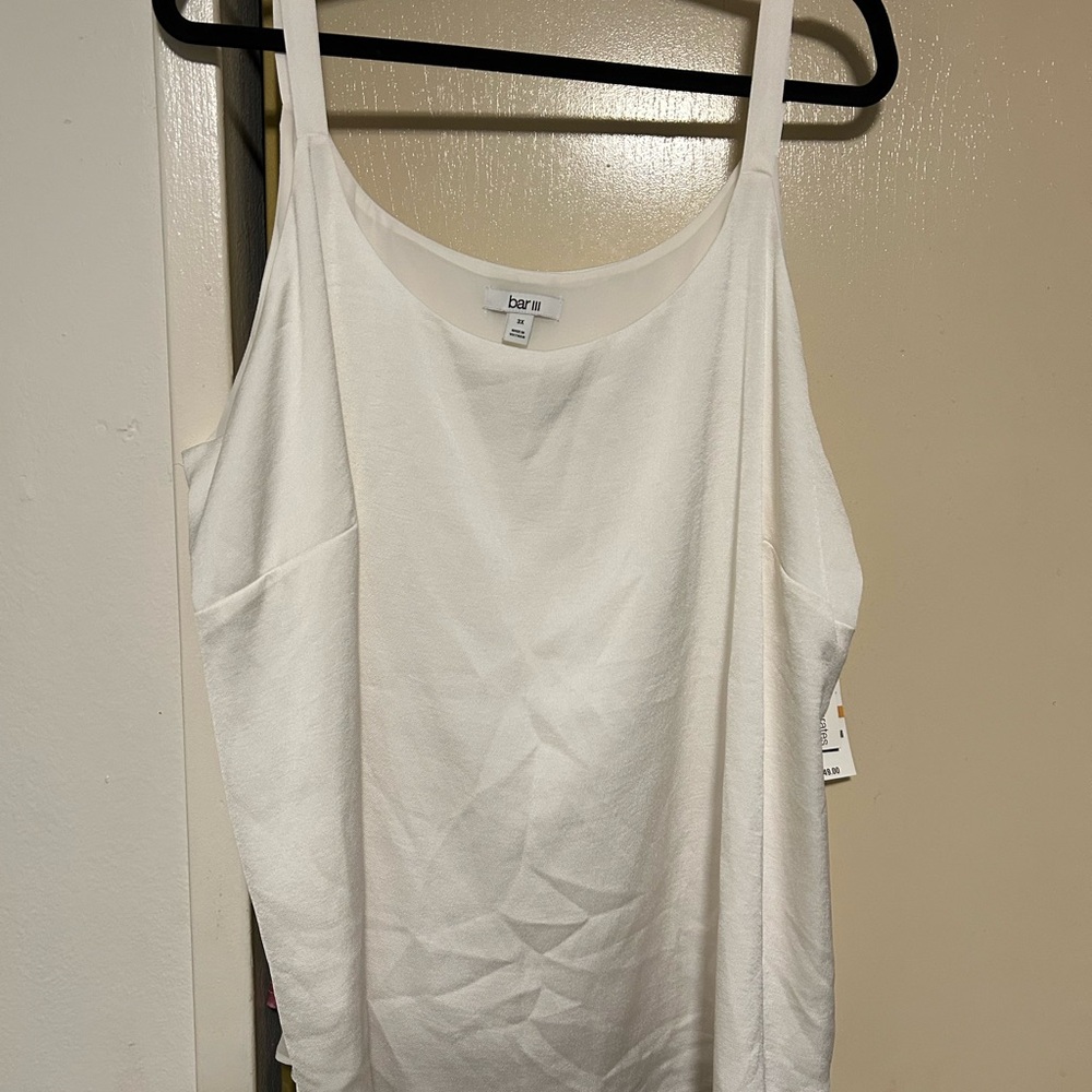 Bar III Women's Cream Camisole Top